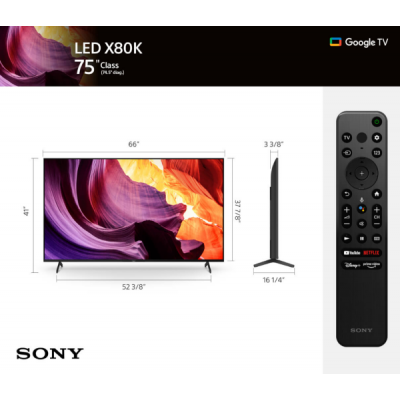 Sony X80K 85" 4K HDR Smart LED TV (тээврийн даатгалтай)