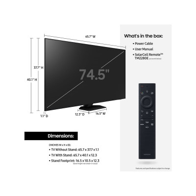 75” QN85B Samsung Neo QLED 4K Smart TV (2022)(тээвэр орсон)