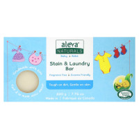 Aleva Naturals, Baby, Stain & Laundry Bar Soap, Fragrance Free, 7.76 oz (220 g)
