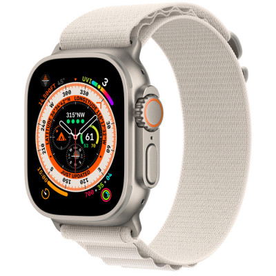 Apple Watch Ultra Titanium case with Alpine loop