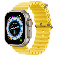 Apple Watch Ultra Titanium case with Ocean band
