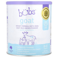 Aussie Bubs, Goat, Infant Formula With Iron Goat Milk-Based Powder, 0-12 Months, 20 oz (567 g)