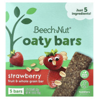 Beech-Nut, Oaty Bars, 12+ Months, Strawberry, 5 Bars, 0.78 oz (22 g) Each