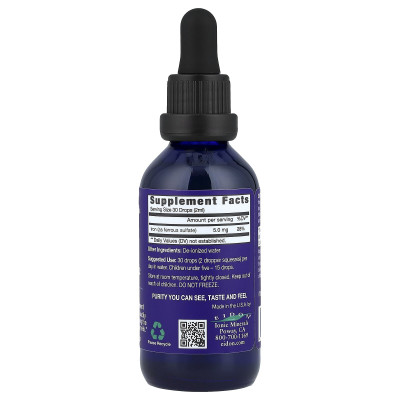 Eidon Ionic Minerals, Iron, Liquid Concentrate, 2 oz (60 ml)