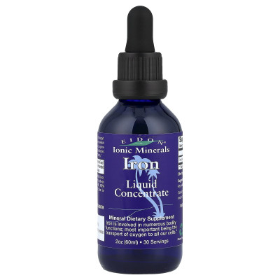 Eidon Ionic Minerals, Iron, Liquid Concentrate, 2 oz (60 ml)