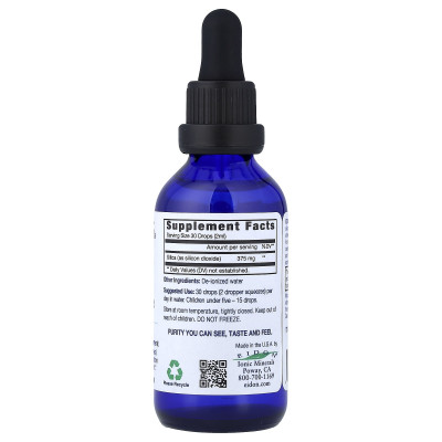 Eidon Ionic Minerals, Silica, Liquid Concentrate, 2 oz (60 ml)