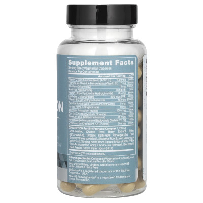 Eu Natural, Conception For Her, Fertility Aid & Multi, 60 Vegetarian Capsules
