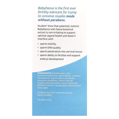 Fairhaven Health, Baby Dance, Fertility Lubricant, 1 Multi-Use Tube with 10 Single-Use Applicators