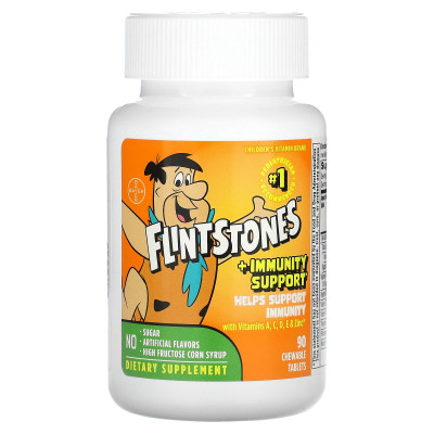 Flintstones, Children´s Multivitamin, Plus Immunity Support, 90 Chewable Tablets