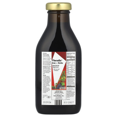 Floradix, Iron + Herbs, 8.5 fl oz (250 ml)