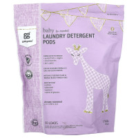 Grab Green, Baby, Laundry Detergent Pods, Dreamy Rosewood with Essential Oils, 5+ Months, 50 Loads, 1.76 lbs (800 g)
