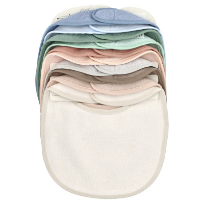 Green Sprouts, Stay-Dry Everyday Bibs, 3-12 Months, Multicolor, 10 Pack