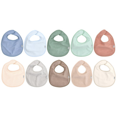 Green Sprouts, Stay-Dry Everyday Bibs, 3-12 Months, Multicolor, 10 Pack