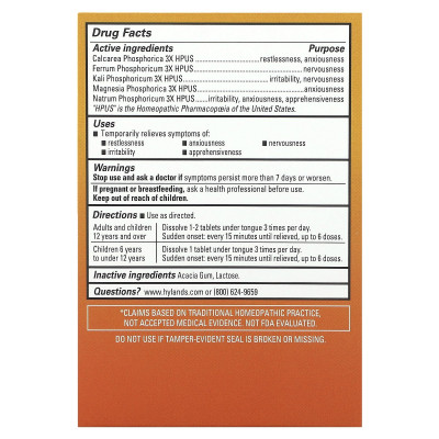 Hyland's Naturals, Nerve Tonic, 50 Quick-Dissolving Tablets