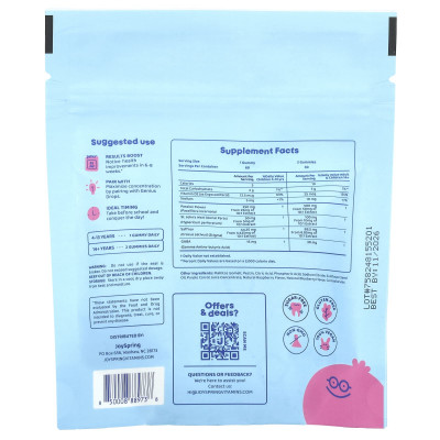 JoySpring, Mood Munchies Gummies, Natural Berries, 60 Gummies