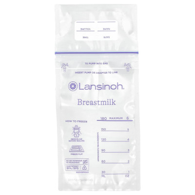 Lansinoh, Breastmilk Storage Bags, 25 Pre-Sterilized Bags