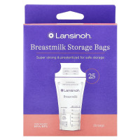 Lansinoh, Breastmilk Storage Bags, 25 Pre-Sterilized Bags