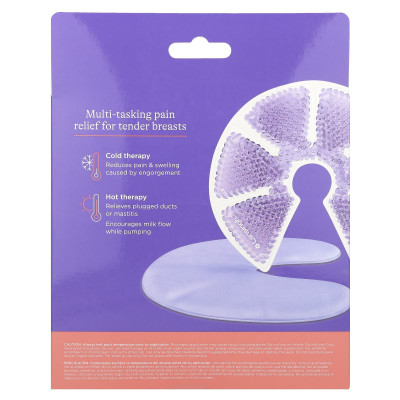 Lansinoh, Hot & Cold Breast Therapy Packs , 2 Reusable Packs and Soft Covers