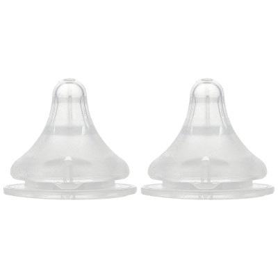 Lansinoh, NaturalWave® Nipples, Slow Flow, 2 Nipples