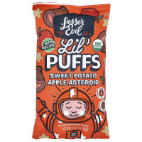 LesserEvil, Lil' Puffs, Sweet Potato Apple Asteroid, 2.5 oz (71 g)