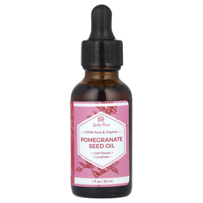Leven Rose, 100% Pure & Organic, Pomegranate Seed Oil, 1 fl oz (30 ml)