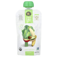 Love Child Organics, Nature's Path, Organic Baby Puree, 6 Months+, Apples, Bananas, Spinach, Avocado, 4 oz (113 g)