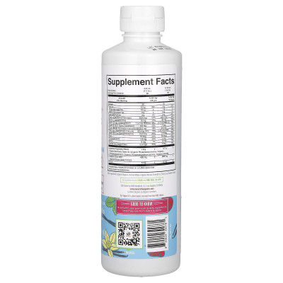 MaryRuth's, Organic Kids Multivitamin Liposomal, Ages 4-13 Years, Strawberry Cherry Vanilla, 15.22 fl oz (450 ml)