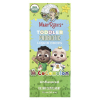 MaryRuth's, Toddler Probiotic Liquid Drops, Cocomelon™, For Ages 1-3 Years, Unflavored, 1 fl oz (30 ml)