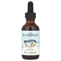 Maxi Health, KiddieMax® Liquid B-Complex™, Natural Berry, 2 fl oz (59 ml)