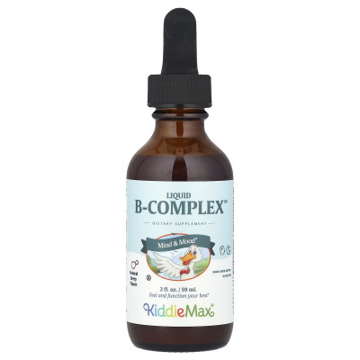Maxi Health, KiddieMax® Liquid B-Complex™, Natural Berry, 2 fl oz (59 ml)