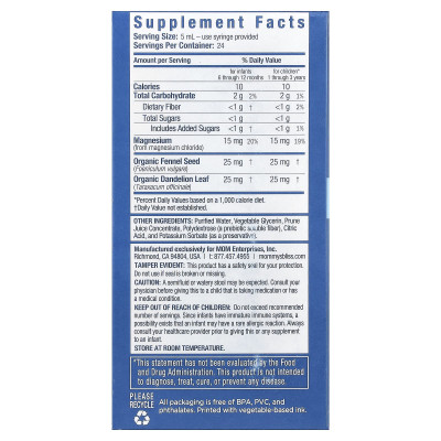 Mommy's Bliss, Baby Constipation Ease + Probiotics, Age 6 Months+, 4 fl oz (120 ml)