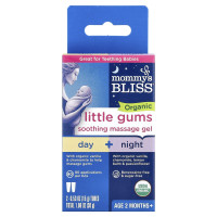 Mommy's Bliss, Organic Little Gums Soothing Massage Gel, Day/Night Pack, Age 2 Months+, 2 Tubes, 0.53 oz (15 g) Each