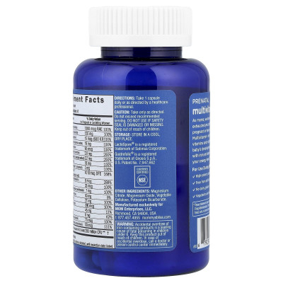 Mommy's Bliss, Prenatal Multivitamin + Iron, 45 Capsules