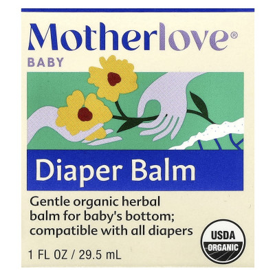 Motherlove, Baby, Diaper Balm, 1 fl oz (29.5 ml)