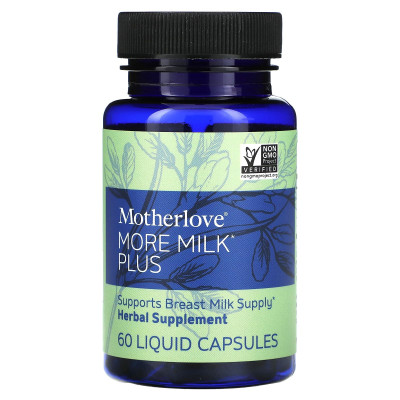 Motherlove, Breastfeeding, More Milk Plus, 60 Liquid Capsules