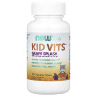 NOW Foods, Kid Vits™, Grape Splash, 120 Chewable Tablets