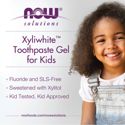 NOW Foods, Xyli-White™, Kids Toothpaste Gel, Orange Splash, 3 oz (85 g)