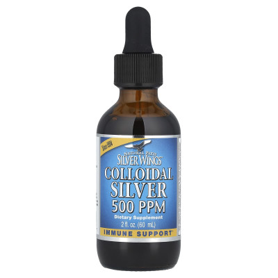 Natural Path Silver Wings, Colloidal Silver, 500 PPM, 2 fl oz (60 ml)
