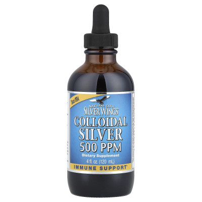Natural Path Silver Wings, Colloidal Silver, 500 PPM, 4 fl oz (120 ml)