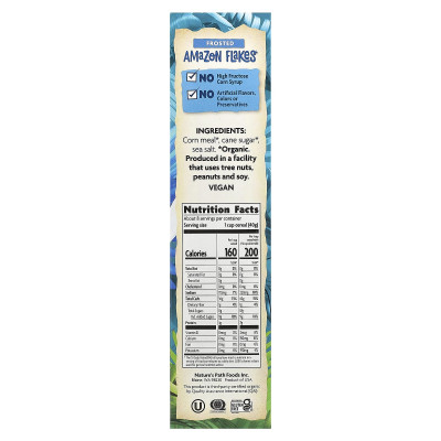 Nature's Path, Envirokidz Organic, Amazon Frosted Flakes Cereal, 11.5 oz (325 g)