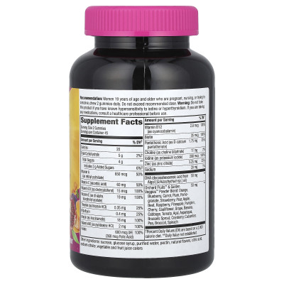 Nature's Way, Alive!® Prenatal Multivitamin Gummy, Orange & Raspberry-Lemonade, 90 Gummies