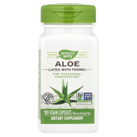 Nature's Way, Aloe Latex with Fennel, 100 Vegan Capsules