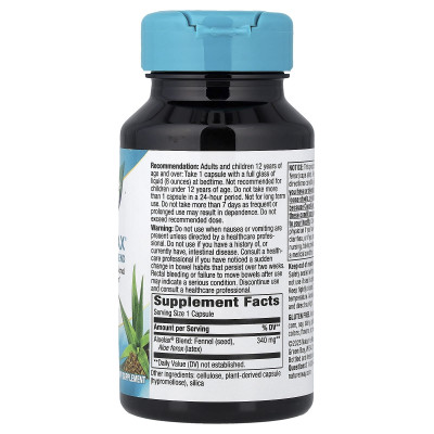 Nature's Way, Aloelax® with Fennel Seed, 340 mg, 100 Vegan Capsules