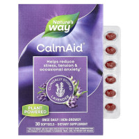 Nature's Way, CalmAid, Clinically Studied Lavender, 80 mg, 30 Softgels