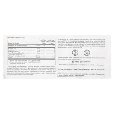 NaturesPlus, Animal Parade®, Children's Chewable Multivitamin, Grape, 180 Animal-Shaped Tablets