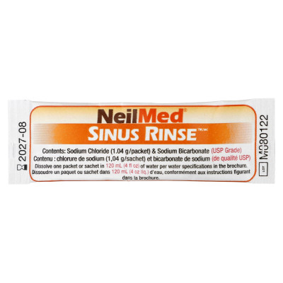 NeilMed, Kids, Sinus Rinse, Ages 2 +, 120 Premixed Sachets, 0.037 oz (1.04 g) Each