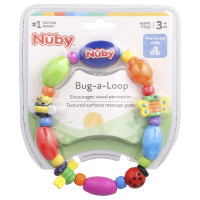 Nuby, Bug-a-Loop Teether, 3 + Months, 1 Teether
