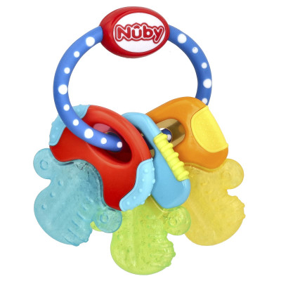 Nuby, IcyBite Keys, 3+ Months, Blue, 1 Count