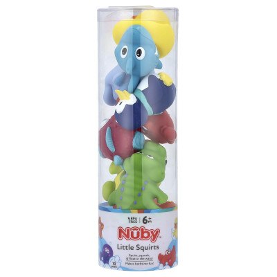 Nuby, Little Squirts, 6+ Months, 10 Pack