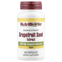 NutriBiotic, Grapefruit Seed Extract, Maximum Strength, 250 mg, 60 Capsules
